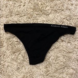 Calvin Klein Thong Black